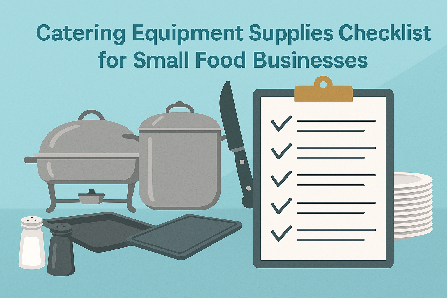Catering Equipment Supplies Checklist for Small Food Businesses