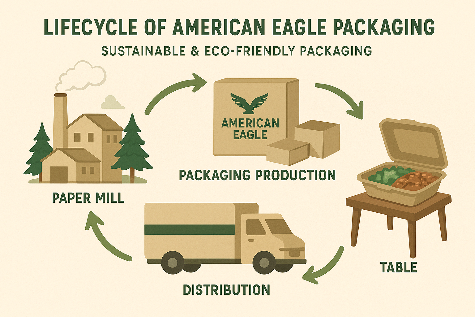 From Paper Mill to Table- The Lifecycle of American Eagle Packaging Co