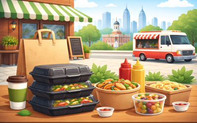 Durable Takeout Containers for Philly Cafés and Food Trucks